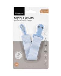 Клипс с лента за залъгалка Stripy Friends - 3 Клипс с лента за залъгалка Stripy Friends - 3