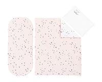 Бебешки спален комплект за количка 6 части Bear with me Pink - 2
