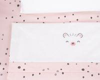 Бебешки спален комплект за мини-кошара 5ч Bear with me Pink - 2