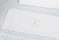Бебешки спален комплект за мини-кошара 5ч Little Fox - 2