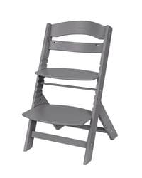 Дървен стол за храненe Nordy Dark Grey - 3