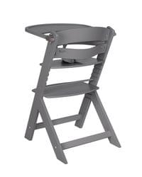 Дървен стол за храненe Nordy Dark Grey - 7