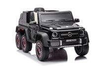 Акумулаторна кола Licensed Mercedes Benz G63 AMG 6*6 Black - 5