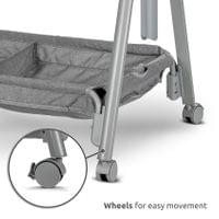 МИНИ КОШАРА LAYLA 2В1 GREY С ПАДАЩА ПРЕГРАДА  - 7