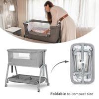 МИНИ КОШАРА LAYLA 2В1 GREY С ПАДАЩА ПРЕГРАДА  - 13