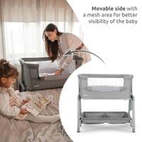 МИНИ КОШАРА LAYLA 2В1 GREY С ПАДАЩА ПРЕГРАДА  - 16