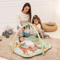 ТЕПИХ SAFARI FRIENDS 93X93 GIRAFFE GREEN - 2