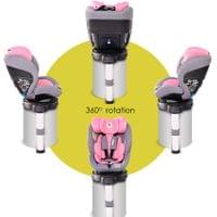 СТОЛ ЗА КОЛА PROXIMA i-Size PINK&amp;amp;GREY ISOFIX 40-10 - 10