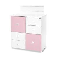 ШКАФ NEW ЦВЯТ БЯЛО/ORCHID PINK - 3 ШКАФ NEW ЦВЯТ БЯЛО/ORCHID PINK - 3