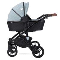 Д.КОЛИЧКА RIMINI PREMIUM  SILVER BLUE STARS - 2