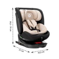 СТОЛ ЗА КОЛА CONCORD PRO PINK i-Size ISOFIX 40-150 - 7