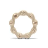 СИЛИКОНОВА ГРИЗАЛКА РИНГ NATURAL BEIGE - 1