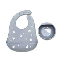 СИЛИКОНОВ СЕТ ЗА ХРАНЕНЕ 2ЧАСTИ NATURAL GREY - 1