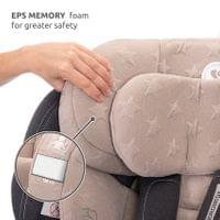 СТОЛ ЗА КОЛА ANDROMEDA ISOFIX 76-150CM ROSE STARS - 12