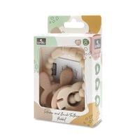 СИЛИКОНОВА ГРИЗАЛКА С БУК ЗАЙЧЕ NATURAL BEIGE - 3