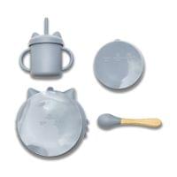СИЛИКОНОВ СЕТ ЗА ХРАНЕНЕ 4 ЧАСТИ NATURAL GREY - 2