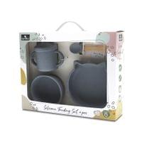 СИЛИКОНОВ СЕТ ЗА ХРАНЕНЕ 4 ЧАСТИ NATURAL GREY - 2