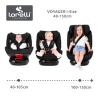 СТОЛ ЗА КОЛА VOYAGER i-Size 40-150 CM+ВЪЗГЛА - 52 СТОЛ ЗА КОЛА VOYAGER i-Size 40-150 CM+ВЪЗГЛА - 52