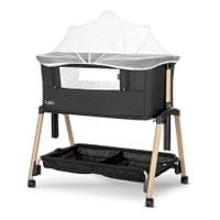 МИНИ КОШАРА LAYLA 2В1 BLACK/wooden effect С ПАДАЩА - 3