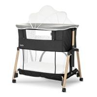 МИНИ КОШАРА LAYLA 2В1 BLACK/wooden effect С ПАДАЩА - 4