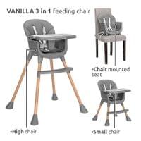 СТОЛ ЗА ХРАНЕНЕ 3 В 1 VANILLA - 54 СТОЛ ЗА ХРАНЕНЕ 3 В 1 VANILLA - 54