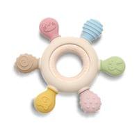 СИЛИКОНОВА ГРИЗАЛКА С БУК РУЛ NATURAL BEIGE - 2