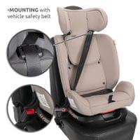 СТОЛ ЗА КОЛА VOYAGER BLACK i-Size 40-150 CM+ВЪЗГЛА - 64 СТОЛ ЗА КОЛА VOYAGER BLACK i-Size 40-150 CM+ВЪЗГЛА - 64