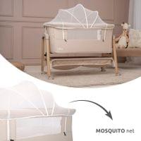 МИНИ КОШАРА MILLIE С ПАДАЩА ПРЕГРАДА GREY /wooden  - 7