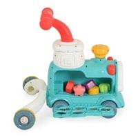 Играчка за прохождане 3в1 Happy Train mint - 2 Играчка за прохождане 3в1 Happy Train mint - 2