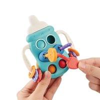 Бебешка сензорна играчка Baby bottle blue - 5