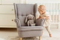Мека играчка за гушкане Bunny сив 81971 - 6