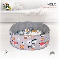 Сгъваем басейн с 90бр. топки Melo-animals - 6