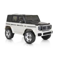 Акумулаторен джип Mercedes-Benz EQG бял - 1