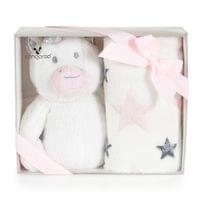 Бебешко одеяло 90/75 cm с играчка Unicorn Stars - 2