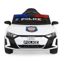 Акумулаторна кола Audi RS e-tron 717 бял полиция - 2