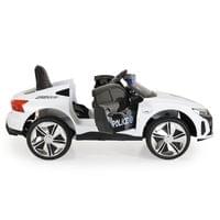 Акумулаторна кола Audi RS e-tron 717 бял полиция - 3