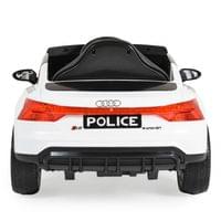 Акумулаторна кола Audi RS e-tron 717 бял полиция - 5