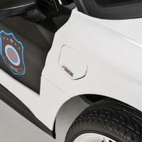 Акумулаторна кола Audi RS e-tron 717 бял полиция - 9