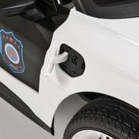 Акумулаторна кола Audi RS e-tron 717 бял полиция - 10