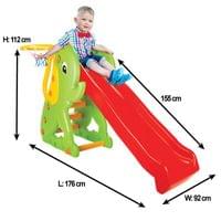 Пързалка Слонче 06160 червен - 2