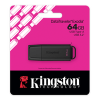 KINGSTON 64GB Portable USB 3.2 Gen 1 DataTraveler Exodia... - 4