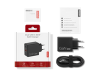 LENOVO DUAL 65W USB-C ADAPT BK - 1