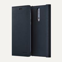 NOKIA 8 LEATHR FLIP BLU CP-801 - 1