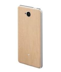 MS LUMIA 650 BACK CVR LGH WOOD - 1