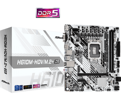 ASROCK H610M-HDV/M.2+ D5 - 1