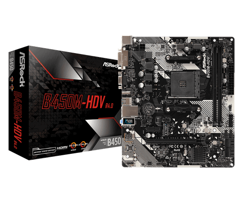 ASROCK B450M-HDV R4.0 / AM4 - 1