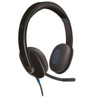 LOGITECH H540 Corded Headset - BLACK - USB - 2 LOGITECH H540 Corded Headset - BLACK - USB - 2