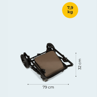 Tutis VIVA 6+ Leather бебешка количка 2в1 - 3 Tutis VIVA 6+ Leather бебешка количка 2в1 - 3