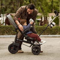 KinderKraft ASTON 2 PLUS триколка СИВА - 11