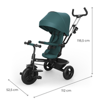 KinderKraft ASTON 2 PLUS триколка ЗЕЛЕНА - 2